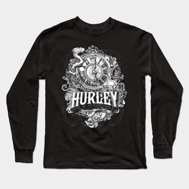 Hurley Clocks Long Sleeve T-Shirt by Enzy Diva